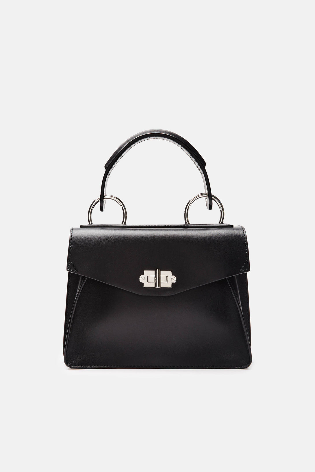 Small Hava Top Handle Bag - Black – The Line