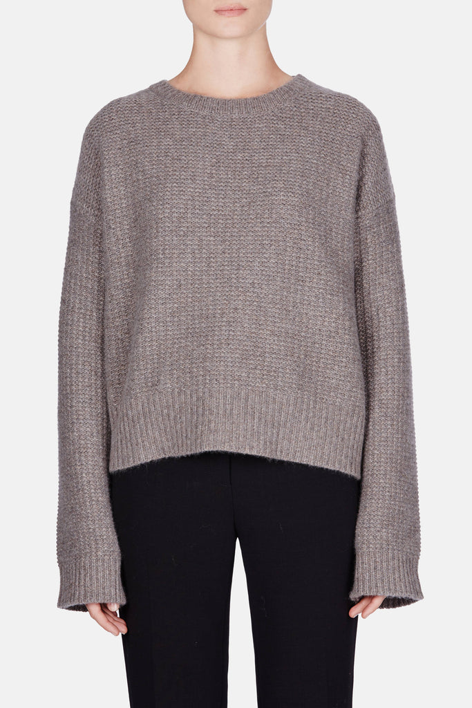 Sweater 03 Seed Stitch Sweater - Slate – The Line