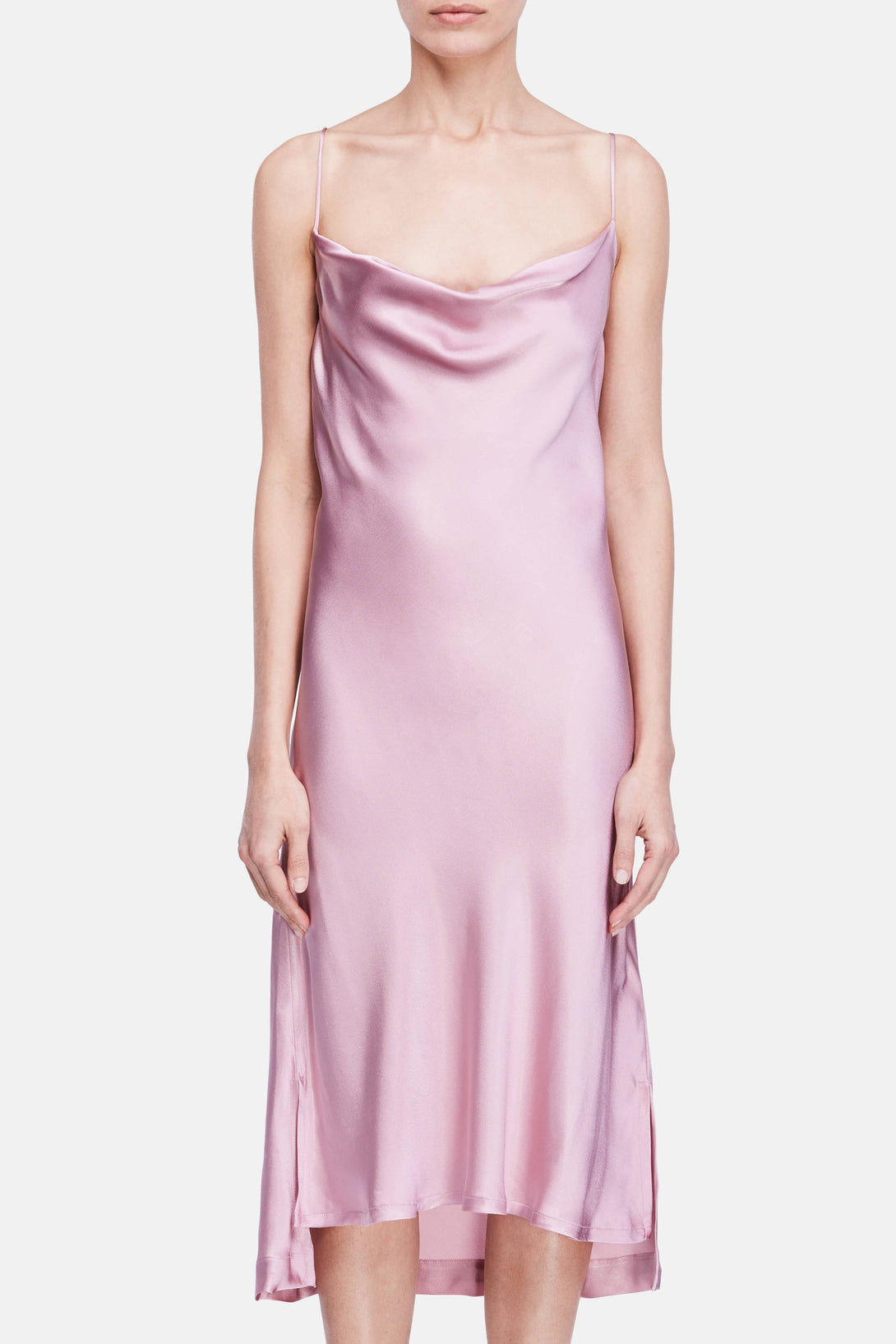 Dress 38 Draped Slip Dress - Quartz – The Line
