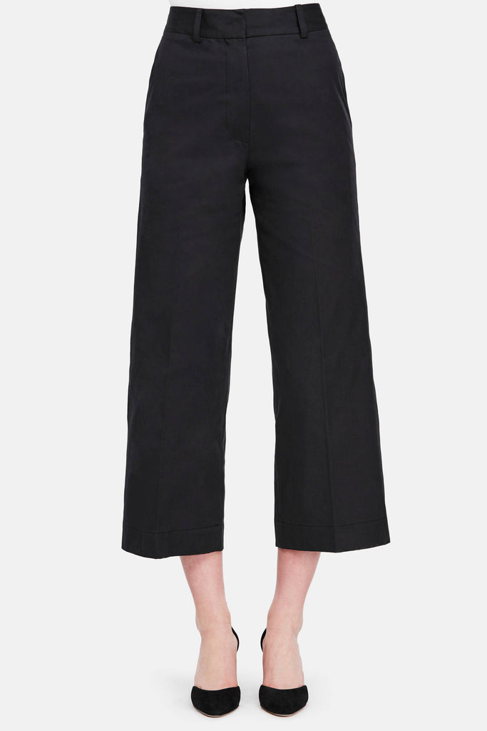 Trouser 35 High Waisted Trouser - Black – The Line
