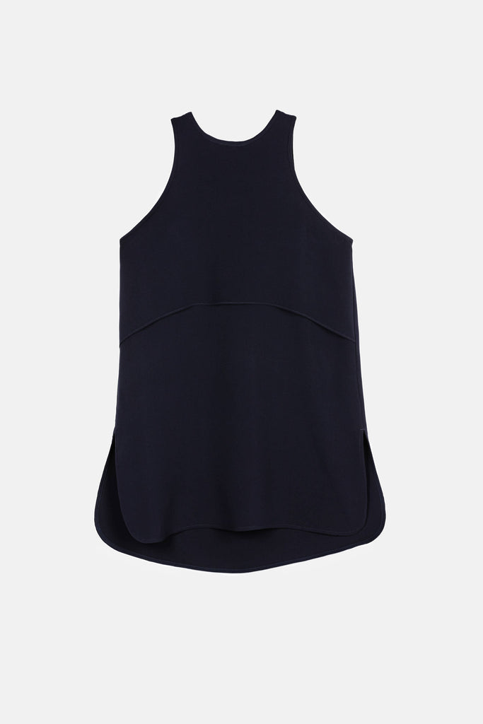 Tunic 03 Tank Tunic - Navy – The Line