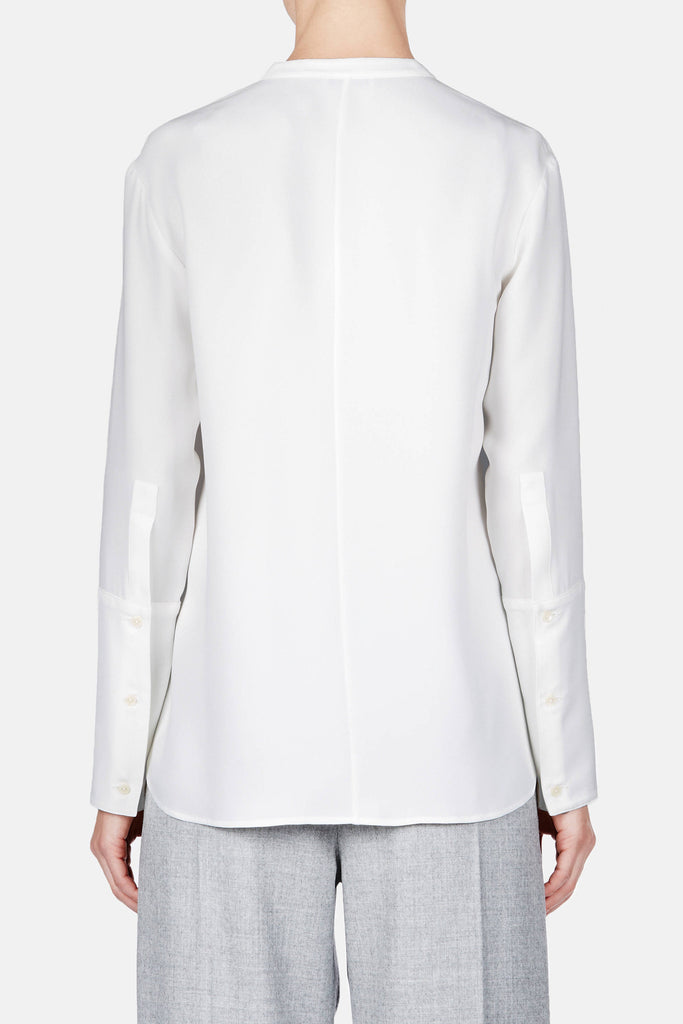 Shirt 08 Split Layer Blouse - Ivory – The Line