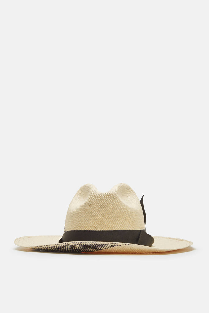 Caracol Long Brim Hat - Natural/Black – The Line