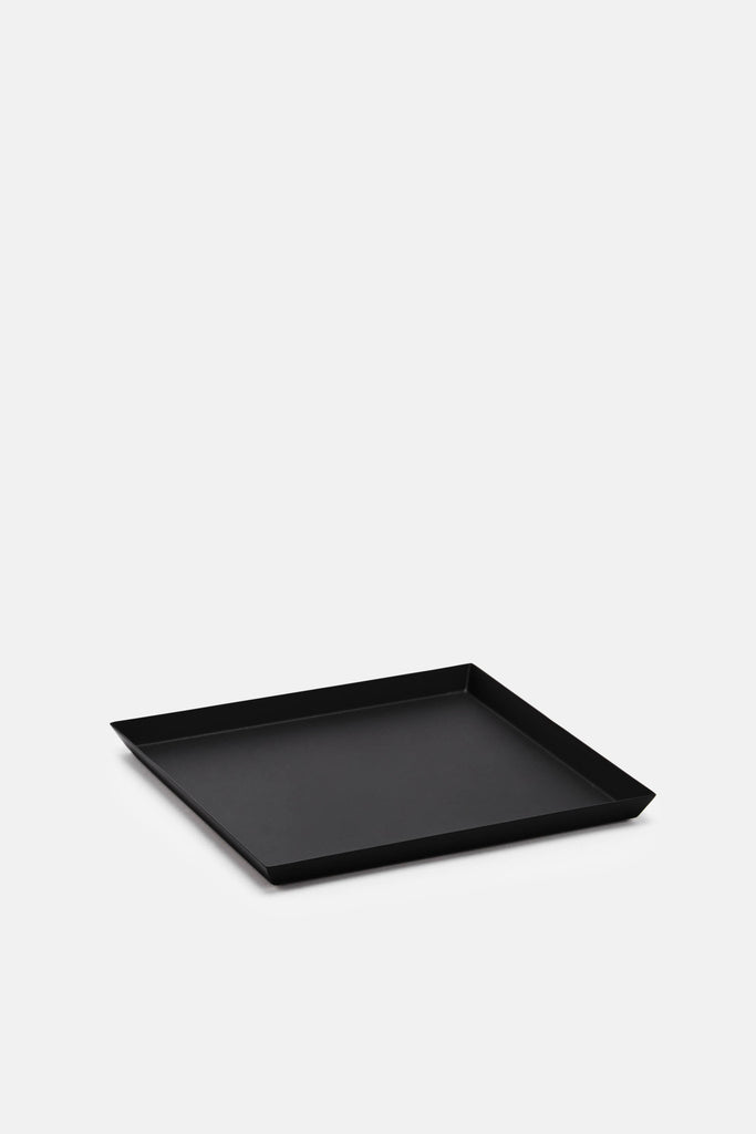 Download Square Matte Black Tray - The Line