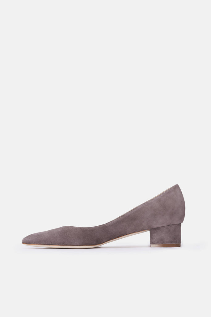 Listony Pump - Grey Suede – The Line