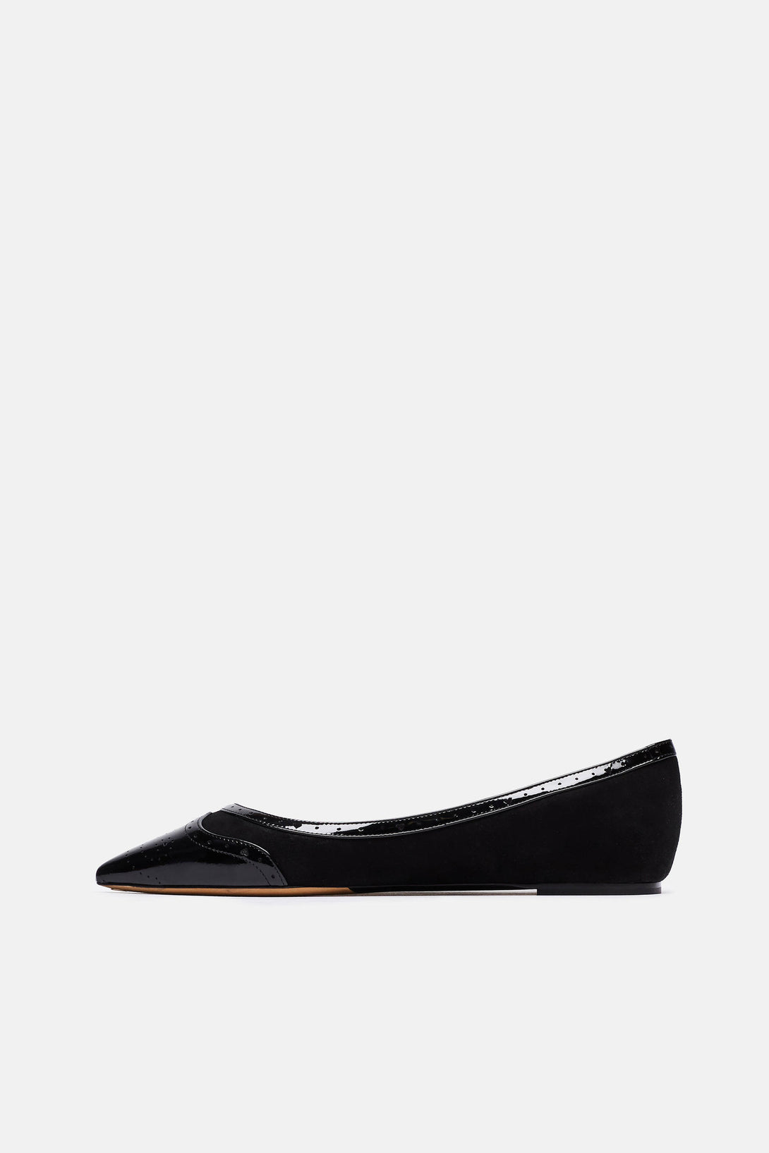 Elvina - Black Patent/Black Kid Suede – The Line