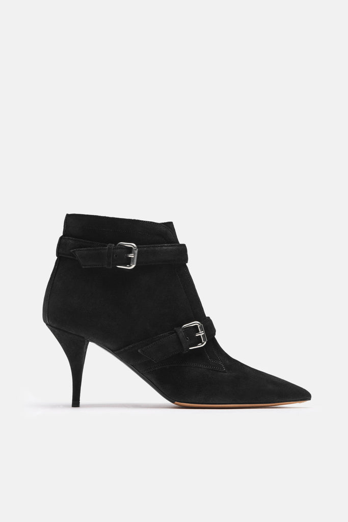 Fitz - Black Split Suede – The Line