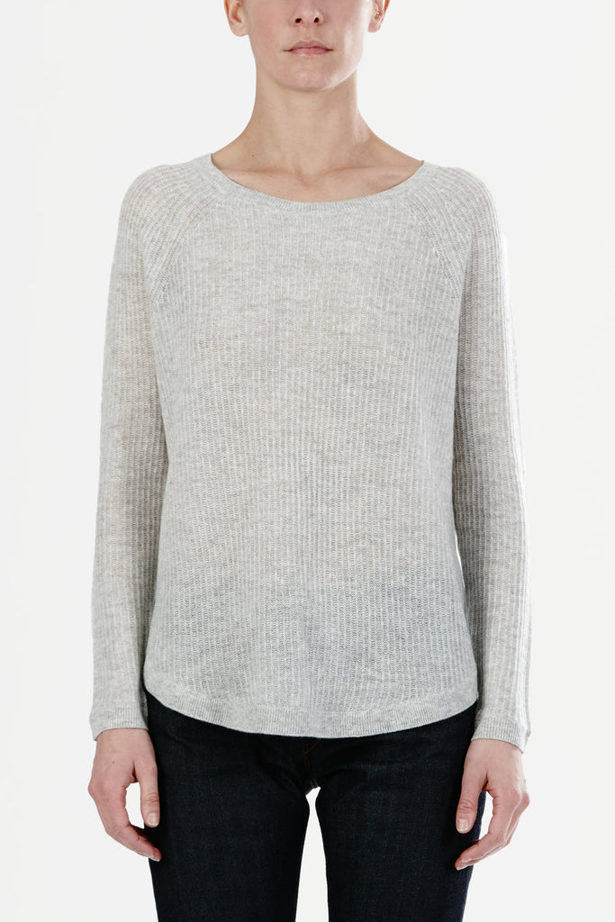 Deep Raglan Sweater - Stonewash – The Line