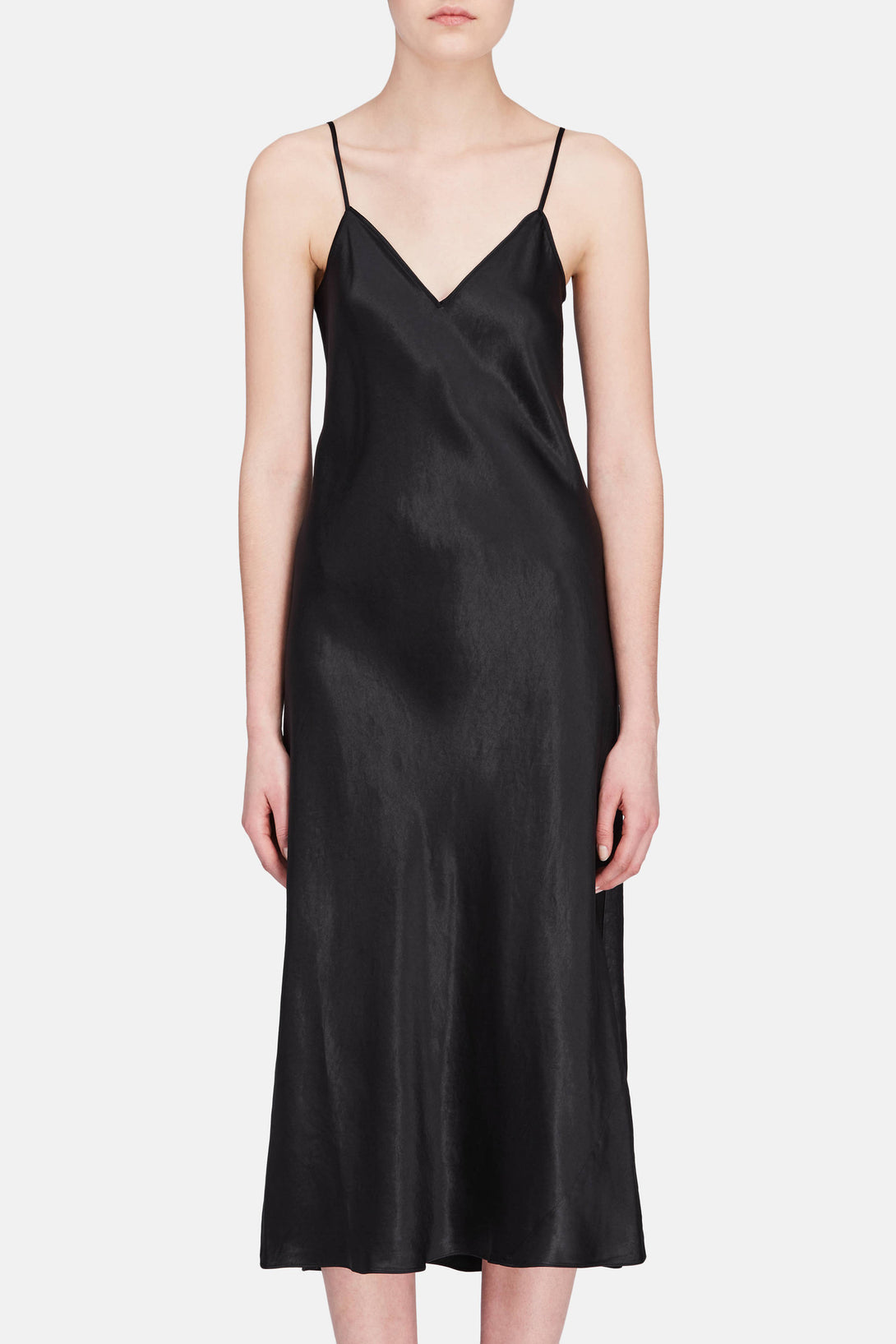 vince slip dress black