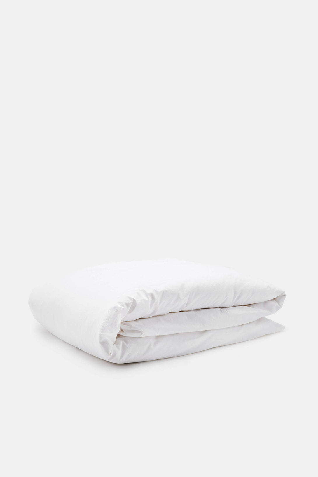 Washed Percale King Cali King Duvet White The Line