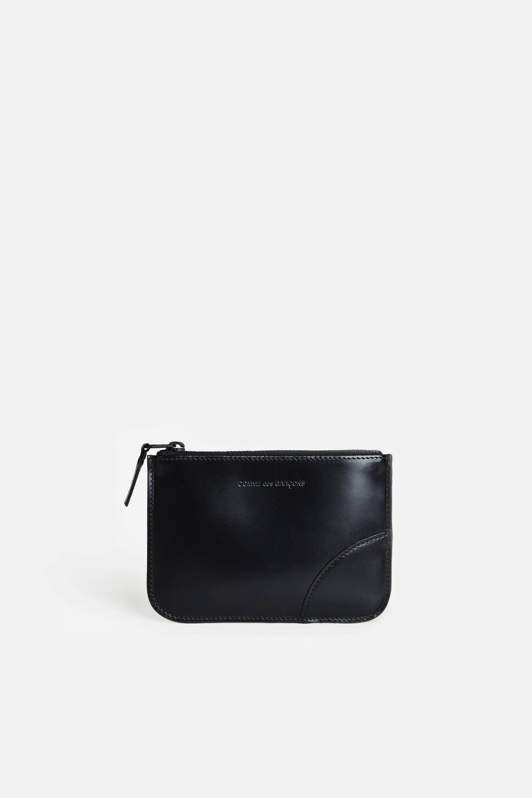 Very Black Small Zip Top Pouch – The Line