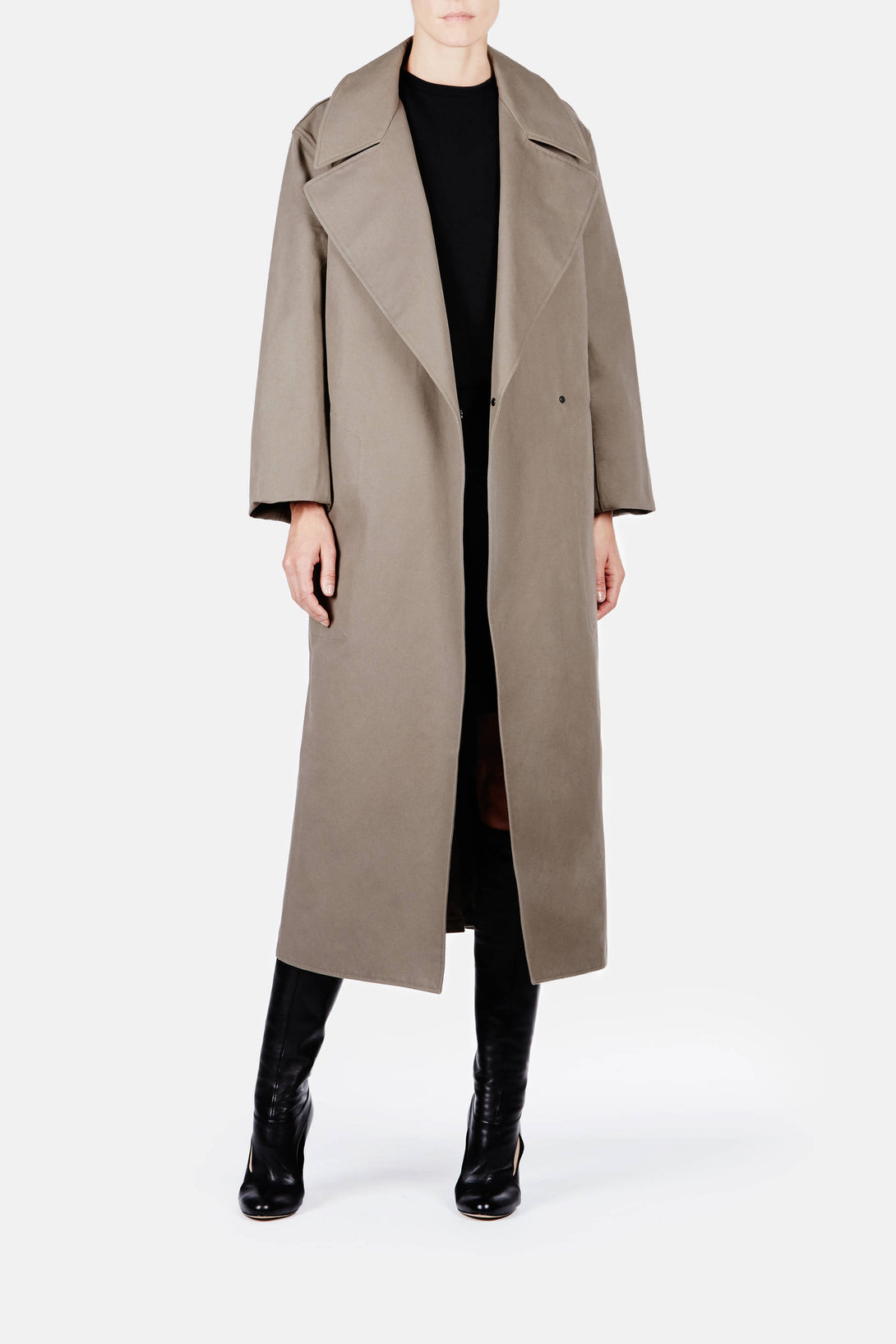 Trench Coat - Olive Grey – The Line