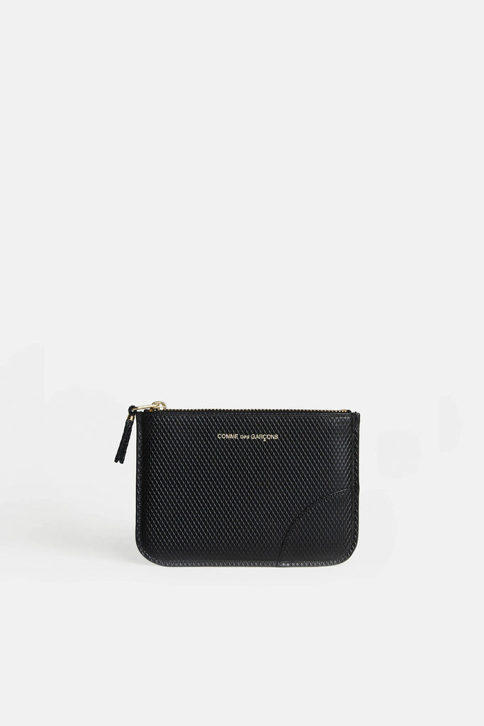 Luxury Small Zip Top Pouch - Black – The Line
