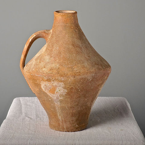 Antique single-handle “Séstrica” terracotta water jug