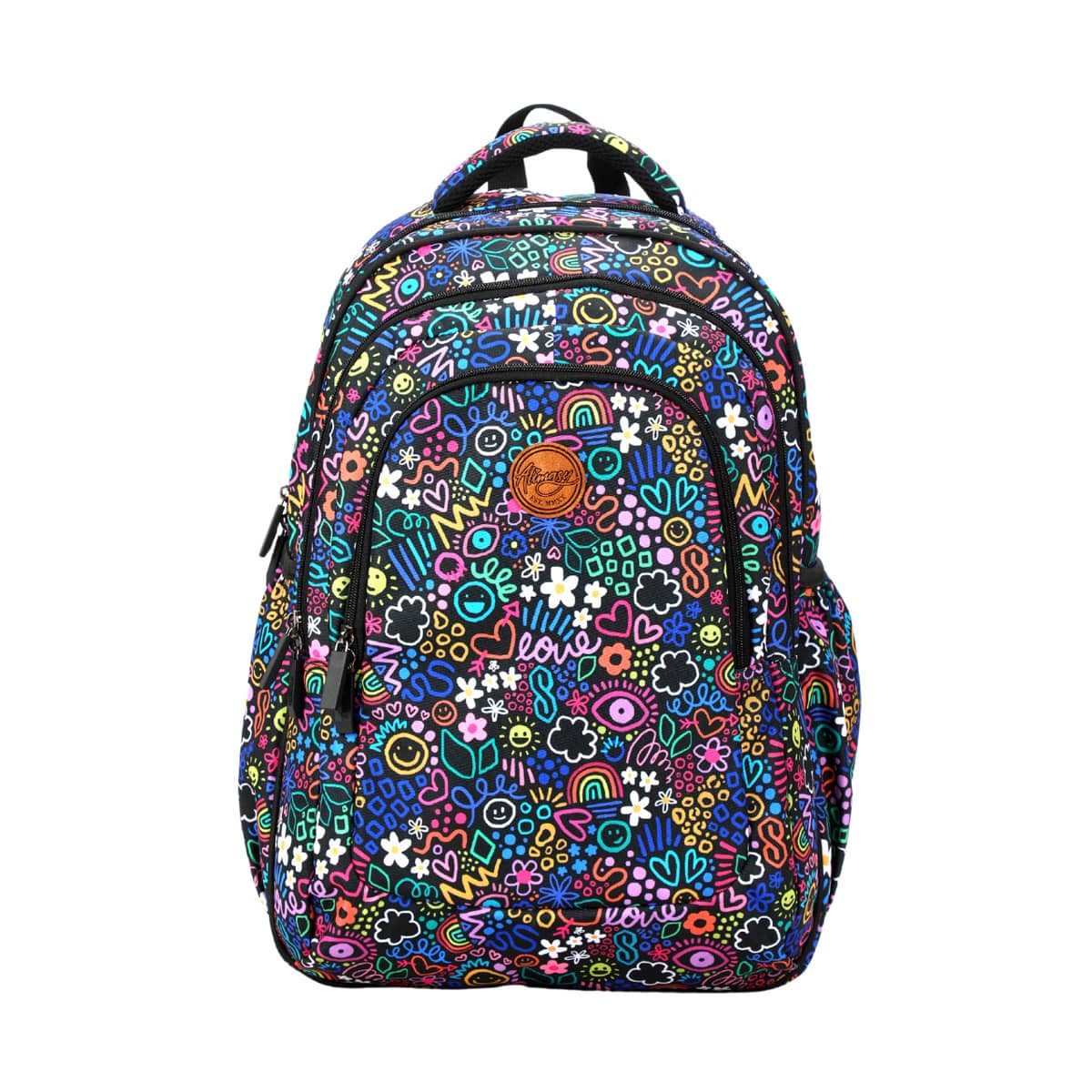 Wonderland Large Kids Backpack - Kasey Rainbow design school bag – Alimasy