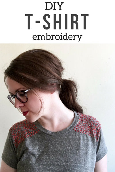 T shirt embroidery tutorial hotsell
