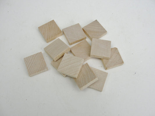 Wooden square tiles 2 inch (2) by 1/4 thick – Craft Supply House