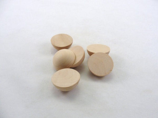 Wooden Split Balls, Multiple Sizes Available, Half Balls for Crafting and  DIY Décor, Woodpeckers
