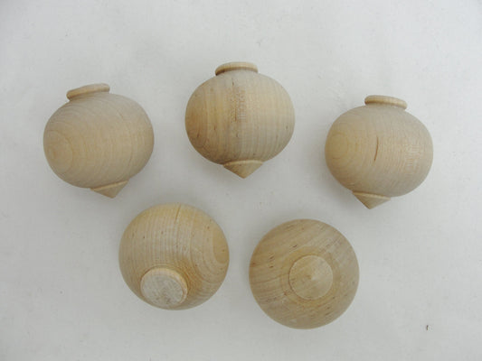 Small wooden mushroom set of 5 – Craft Supply House