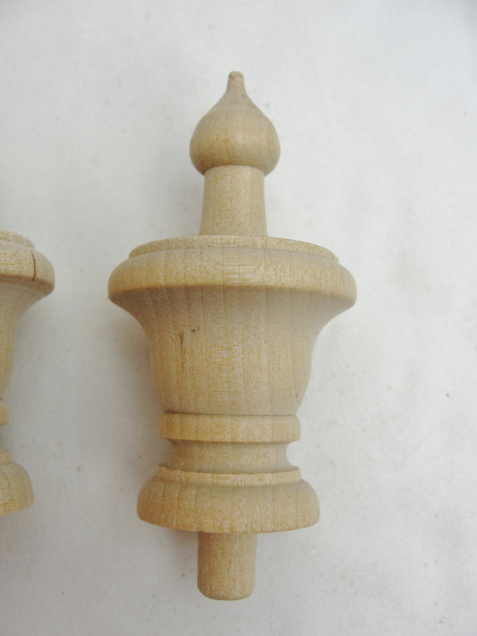 Wooden spool 1 15/16 tall set of 4