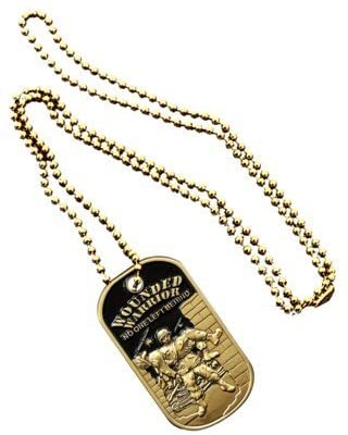 Wounded Warrior Dog Tag by Eagle Crest