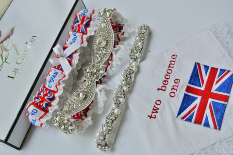 custom wedding garter spice girls 