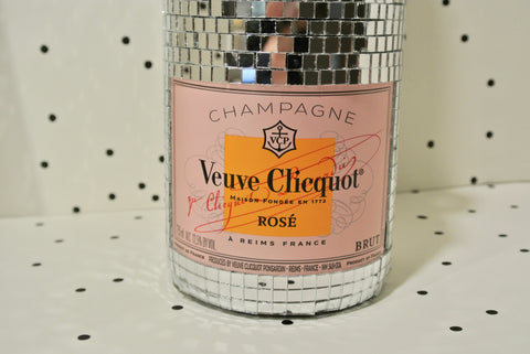 Custom Angel Quartz Veuve Clicquot Champagne Bottle – La Gartier Wedding  Garters