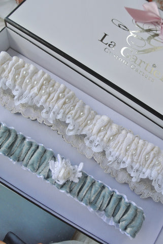 personalized wedding garter heirloom wedding garter 