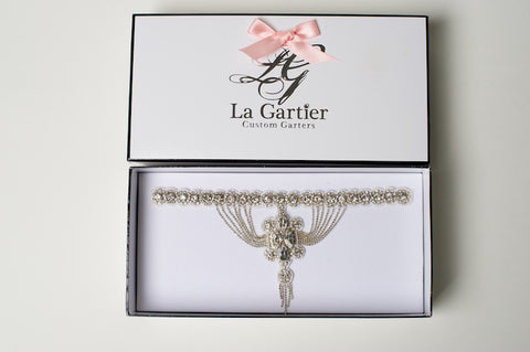 great gatsby wedding garter 