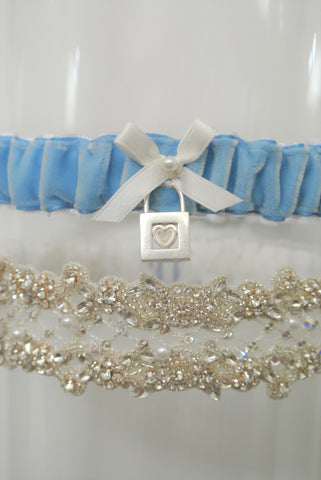 tiffany and company wedding garter set