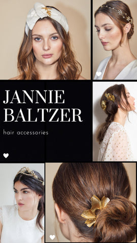 jannie baltzer hair weddding accessories hair bridal accessories 