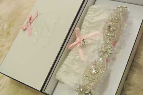 garter belt with bling