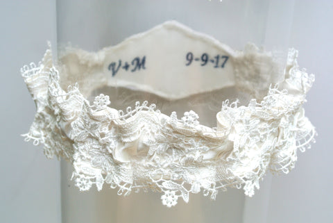 something blue embroidered garter 