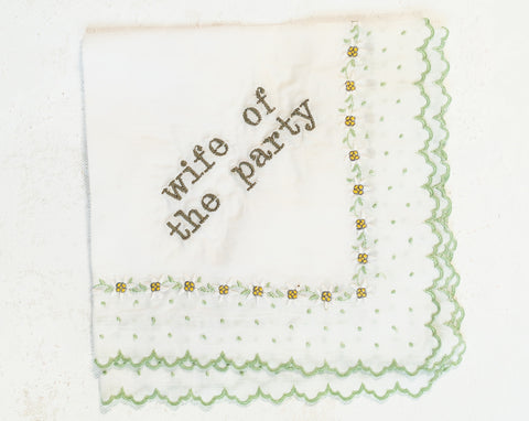 bridal handkerchief heirloom