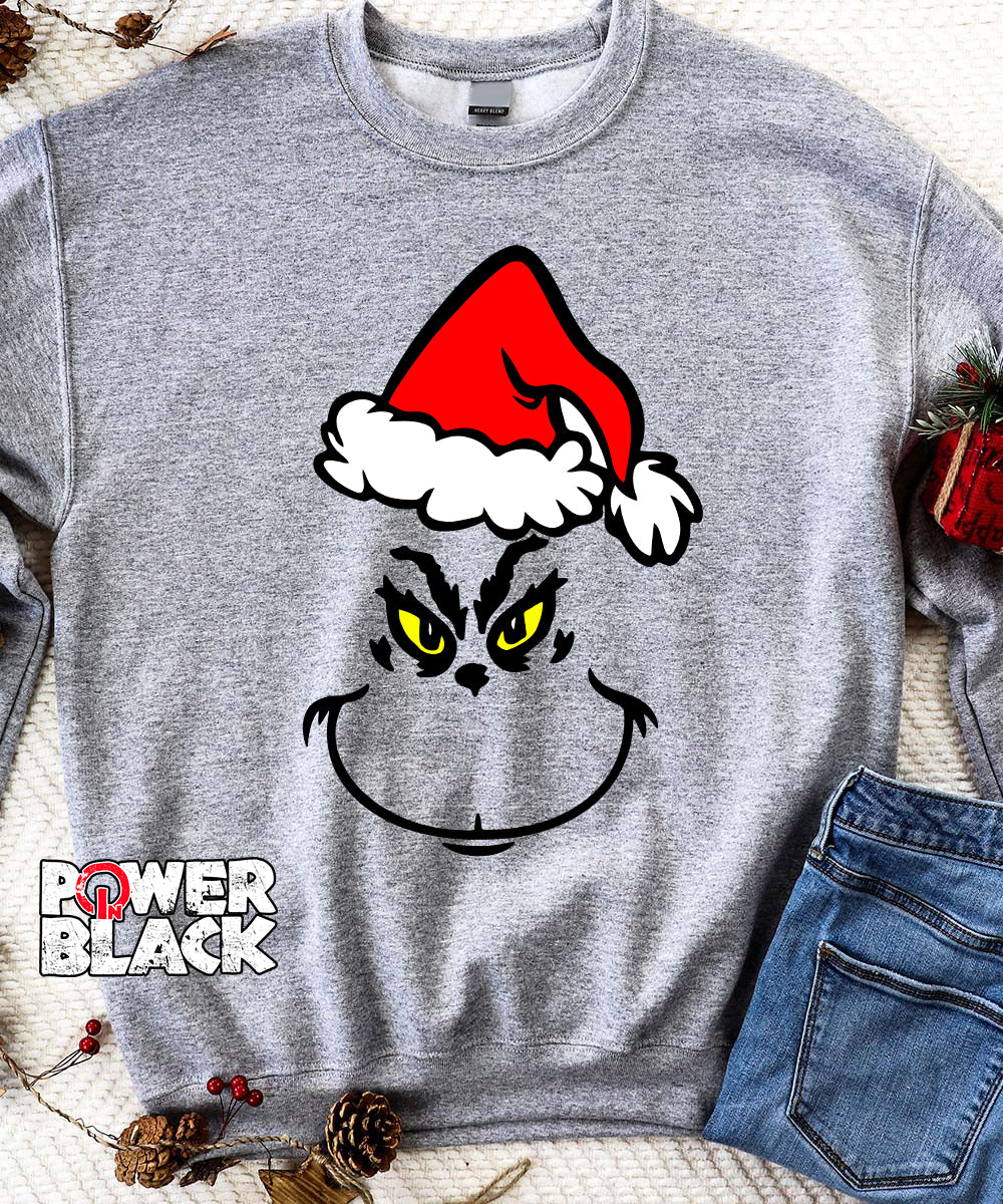 Image of Christmas Face Sweatshirt