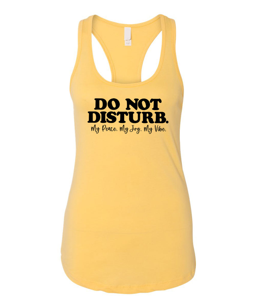 Do Not Disturb Tank – Power In Black