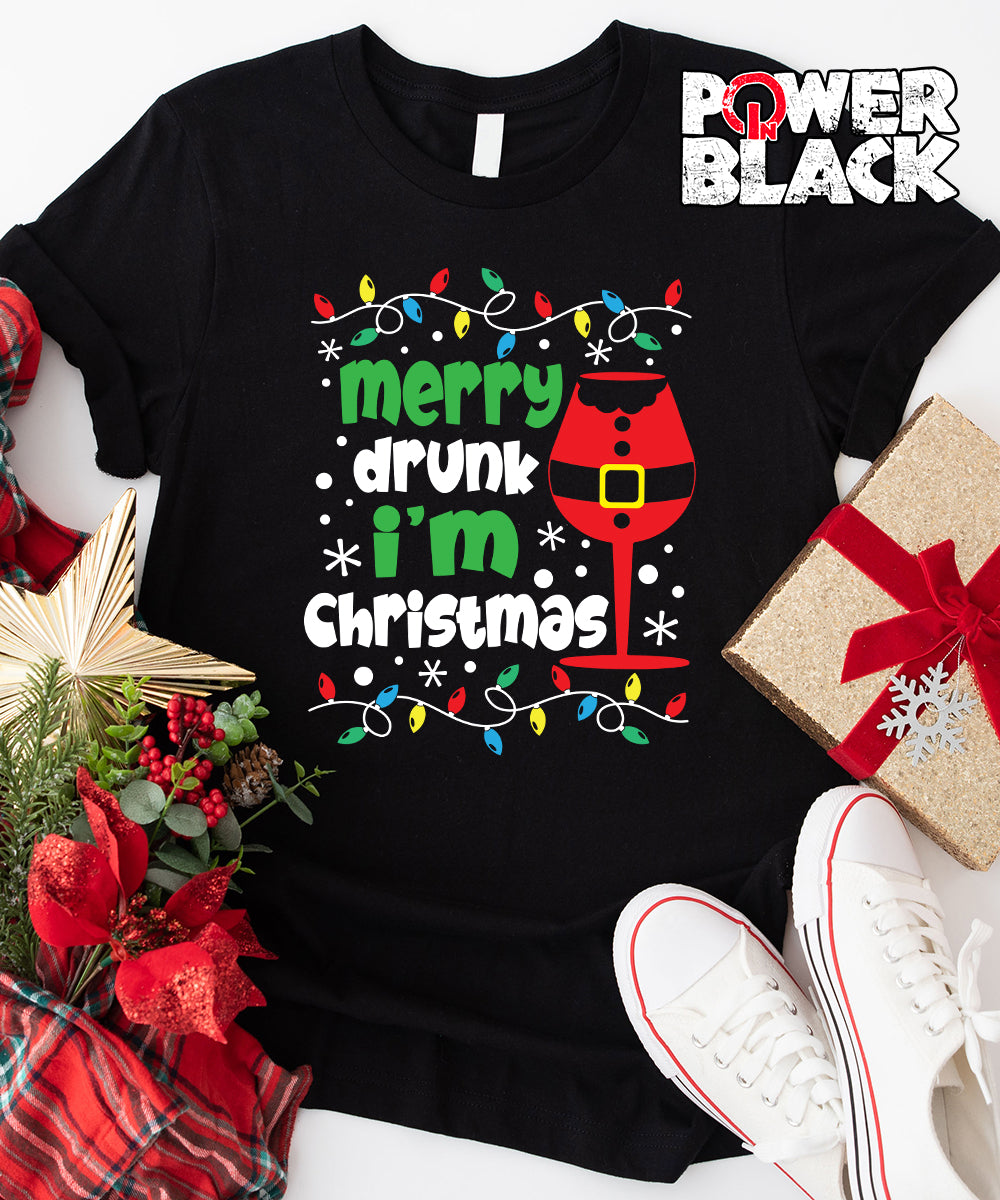 Image of Merry Drunk I'm Christmas  . dPUnk E ke P LR 