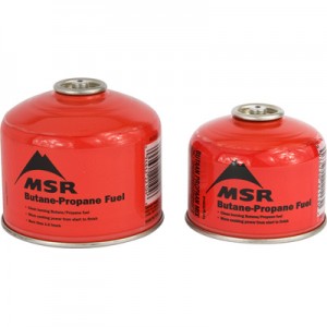As seen around the globe. MSR fuel canisters.