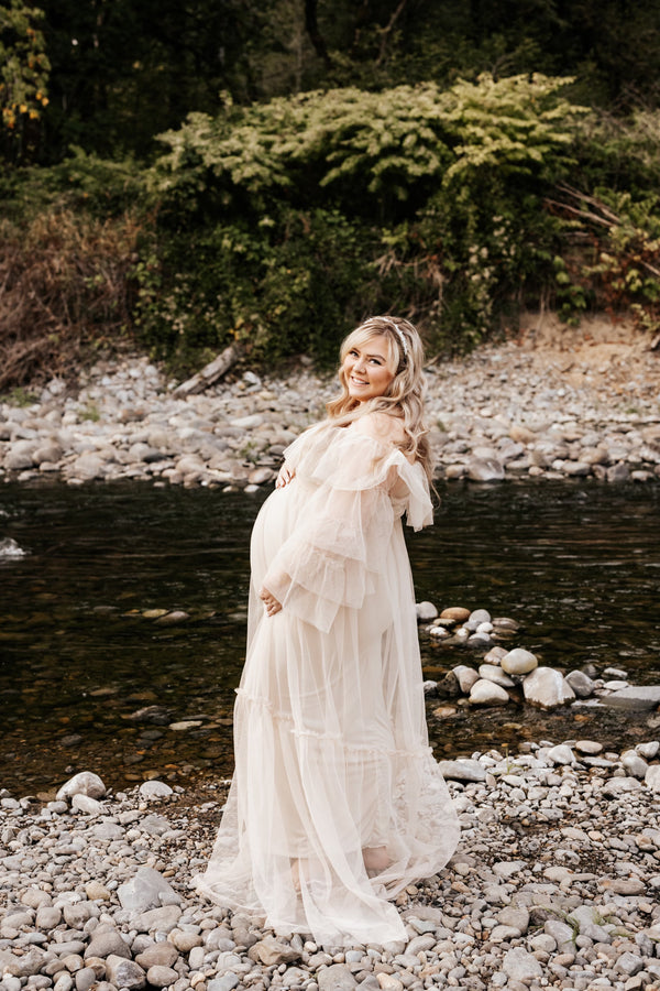 New! Tulle Maternity Dress – ANYUTA COUTURE