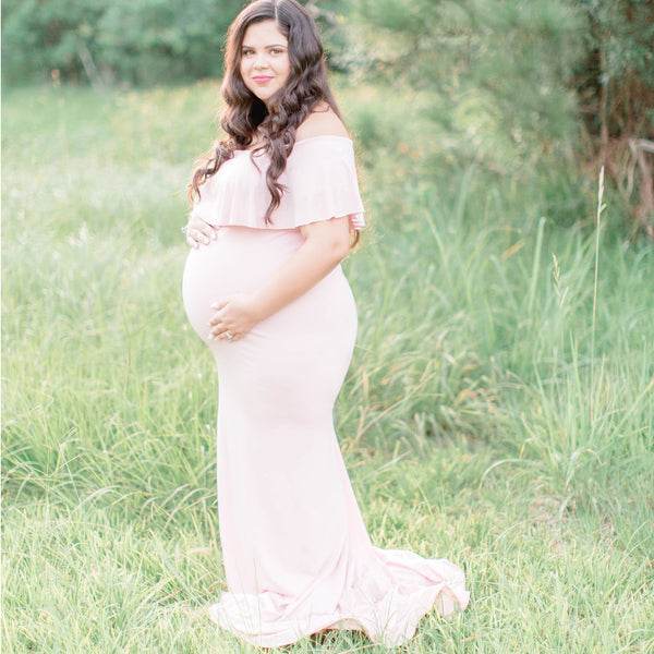 Meadow Boho Vegan Lace Gown Maternity Dress – ANYUTA COUTURE