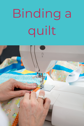 altogether patchwork, how to bind a quilt, binding a quilt, beginner quilting, attaching the quilt binding, 