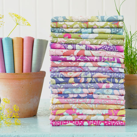 Altogether Patchwork, Tilda Fabric bundle, Garden Life fabric bundle, Quilting fabric bundle. Quilt fabric for beginner