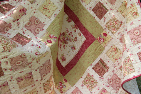 Altogether Patchwork ruby quilt, Beginner quilt pattern, Quilt pattern for beginner, Easy quilt pattern