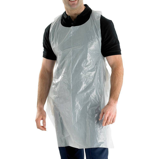 Click Disposable Apron White IndustraCare