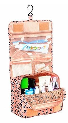 pink leopard suitcase