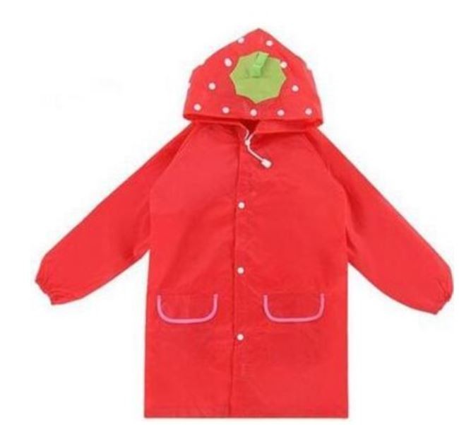 Kids Raincoat Red Strawberry Dandashop Co Za