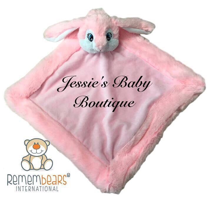 personalised pink bunny