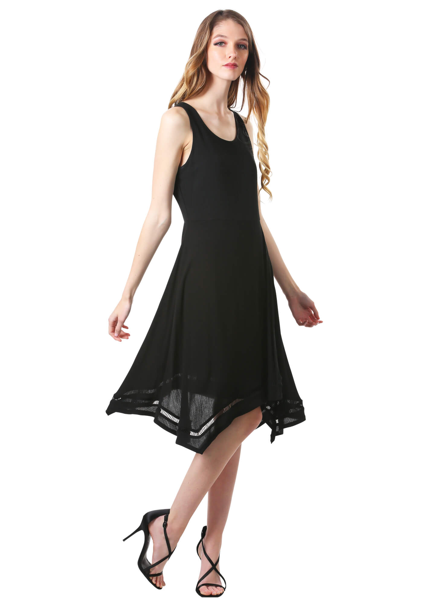 little black swing dress