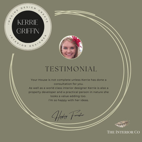 Customer Review Interior Design Kerrie Griffin 