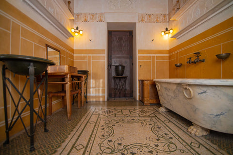 Bathroom at Villa Kérylos